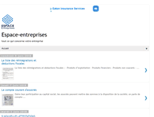 Tablet Screenshot of espace-entreprises.com